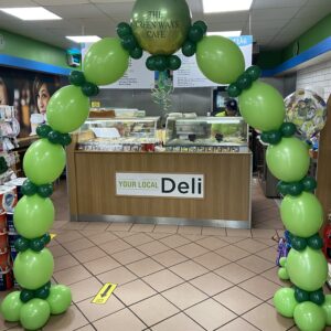 Linked arches with Personalized Orbz Centre